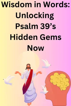 Wisdom in Words: Unlocking Psalm 39’s Hidden Gems Now